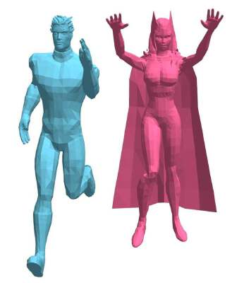 Quicksilver and Scarlet Witch | 3d print model