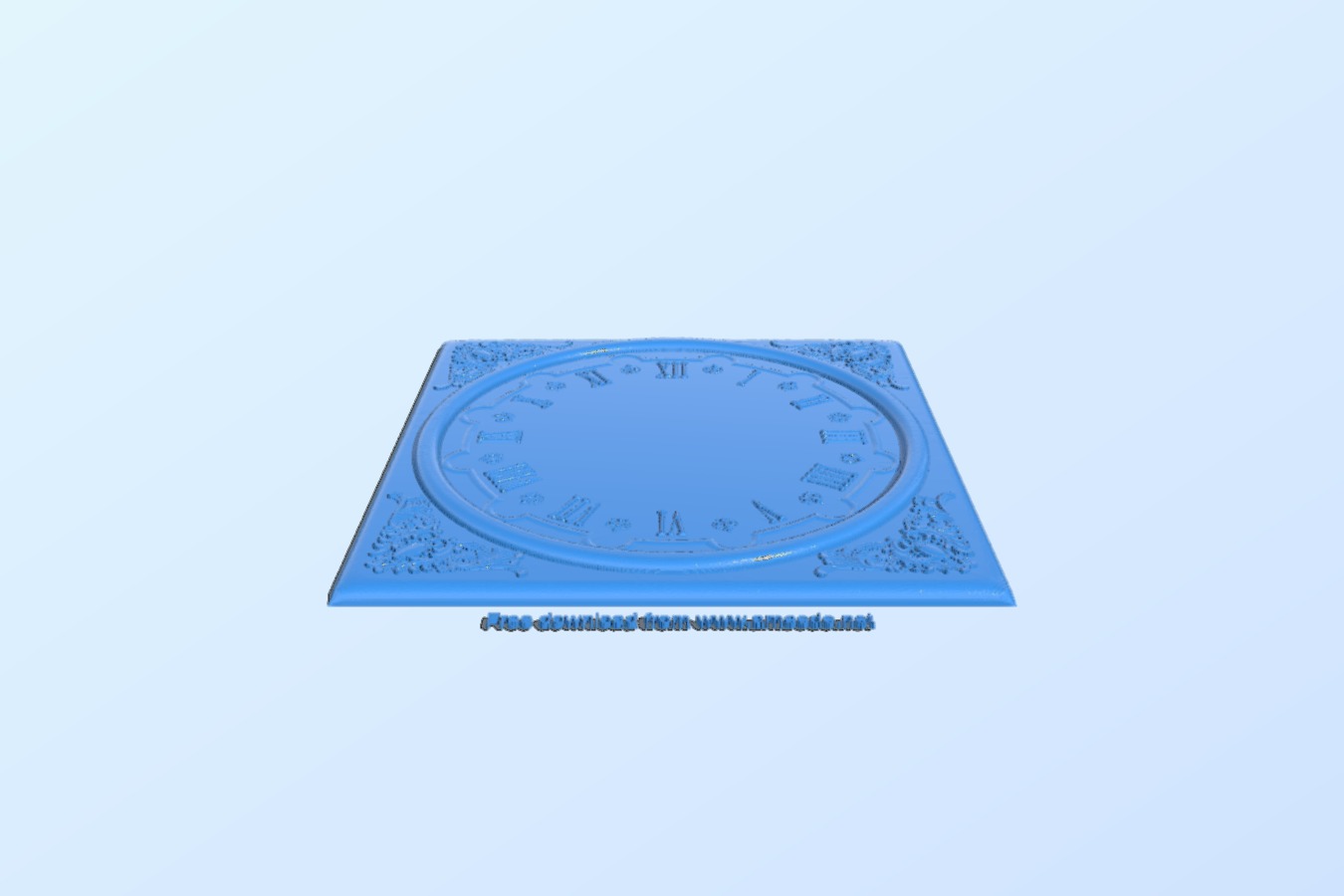 Wall clock pattern
