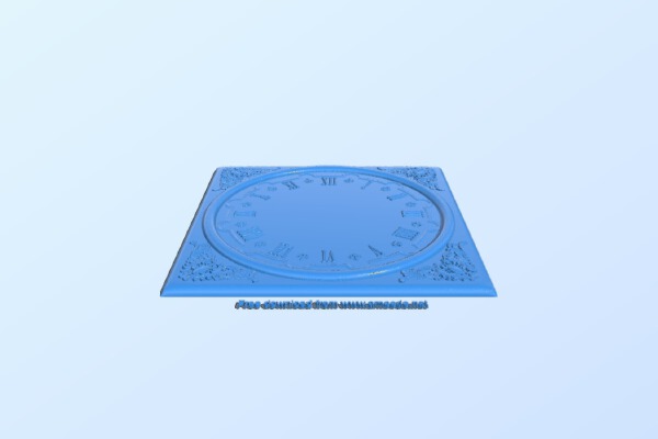 Wall clock pattern | 3d print model