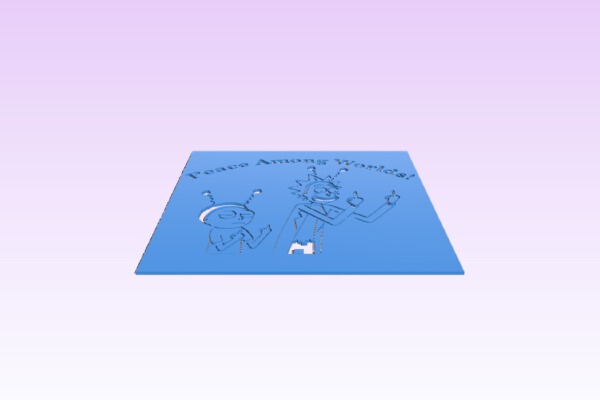 Rick and Morty stencil 4 | 3d print model