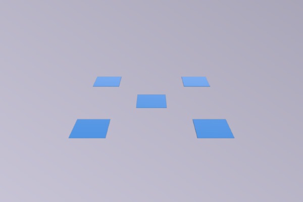 Bed levelling squares (100x100mm) | 3d print model