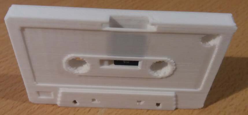 cassette tape with microSD | 3d print model