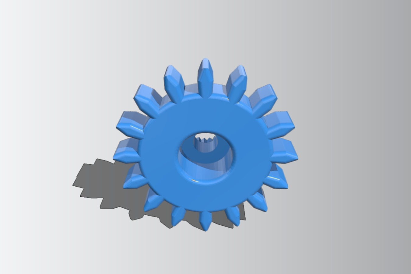 16-tooth Lego gear for Futaba-S148 servo (or similar)