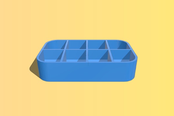 Altoids 8-bin divider | 3d print model