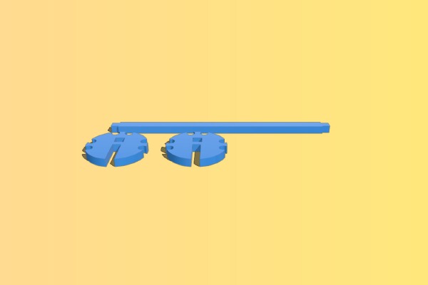 Aquarium HOB filter anti vibration... thing | 3d print model