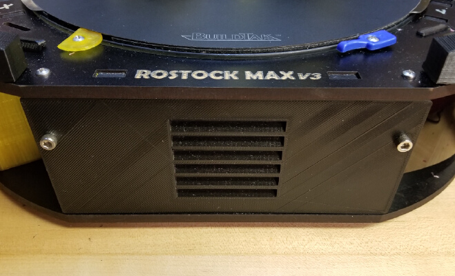 Rostock Max v3 Case Enhancements for Enclosure Heating | 3d print model