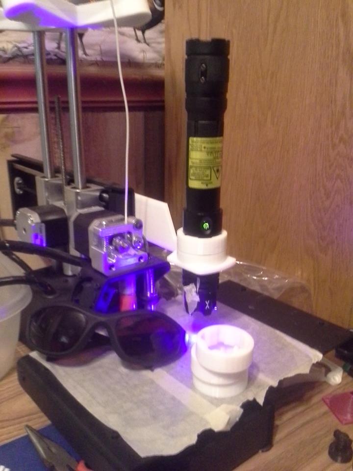 Laser attachment for Arctic Spyder S3 (Printrbot Simple)