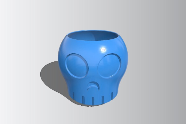 Skully Bowl Cup | 3d print model