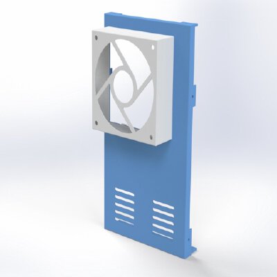 Ender 3 PSU cover 80mm fan | 3d print model