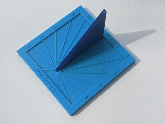 Square Sundial | 3d print model