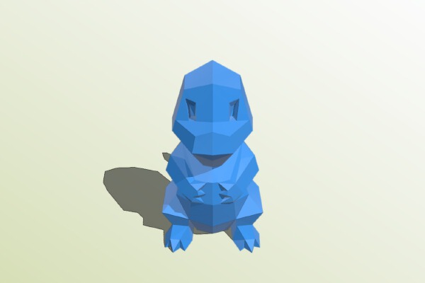 Low-Poly Charmander | 3d print model