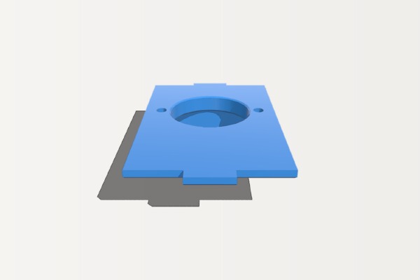 Runcam PZO420M Mount for Lisam LS-210 _QAV 210 | 3d print model