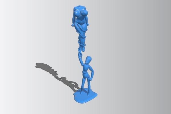 Ballon Girl | 3d print model