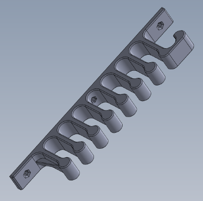 Power Cord Rack _ Cable Clip | 3d print model