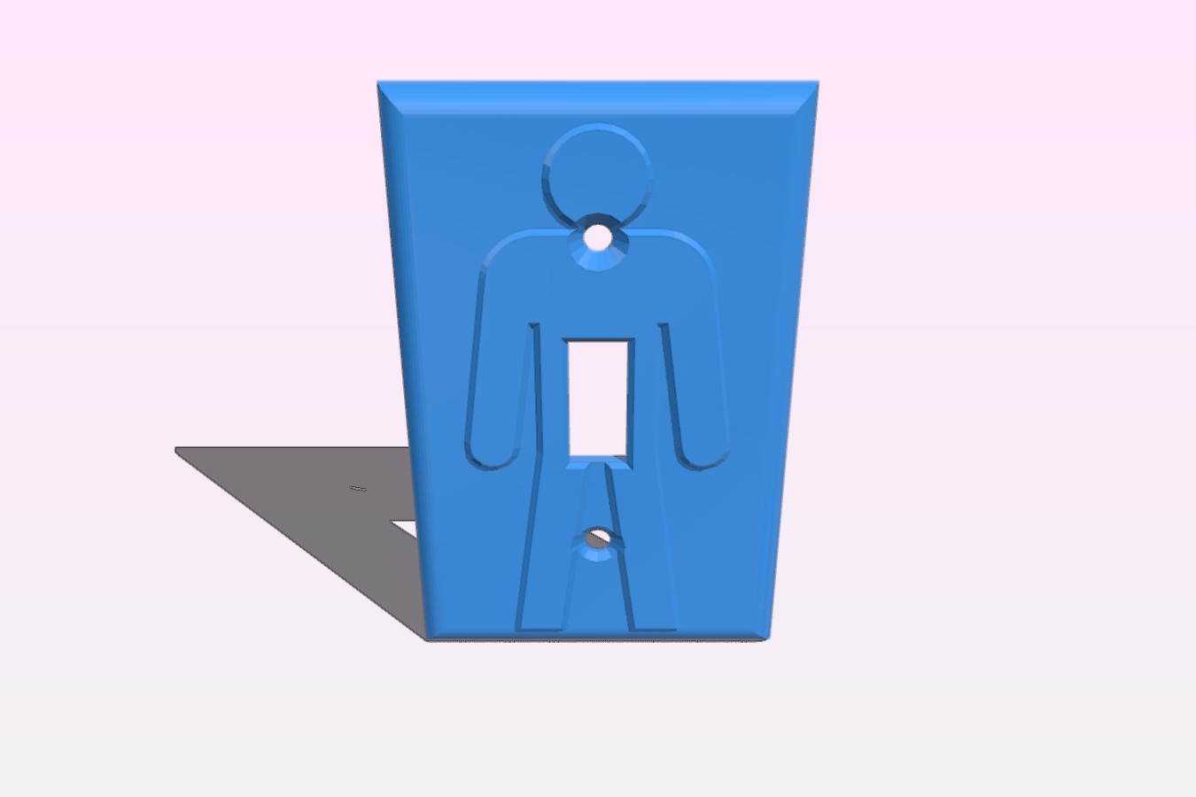 On_Off Light Switch Plate