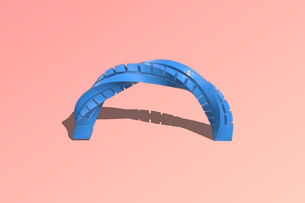 DiResta Style Rounded Drawer Pull | 3d print model