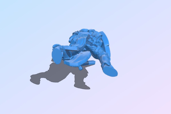 Man shield hempel | 3d print model