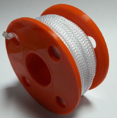 Scuba Diving Compact Finger Spool Reel - 10M | 3d print model