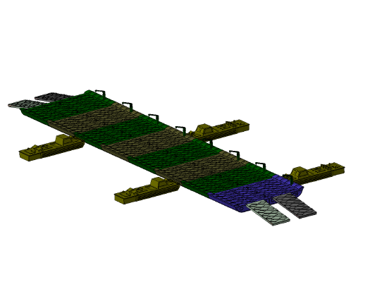 1:100th scale PMP 60 Bridge Set | 3d print model