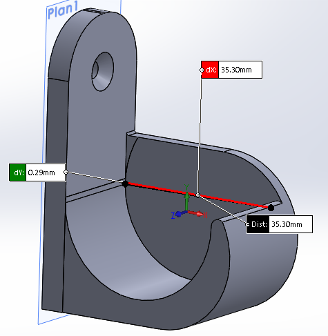 Support barre rideaux 35mm avec ou sans écartement