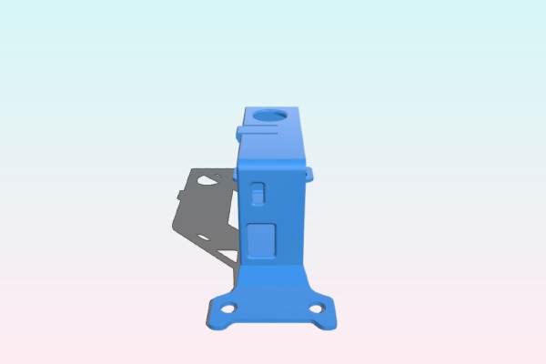 GoPro 3 Bumblebee quadrocopter gimbal mount | 3d print model
