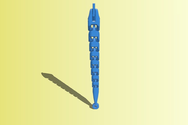 Snake Keychain | 3d print model