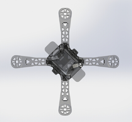 Ozone Quad-X and X-8 Mulitcopter 300mm | 3d print model