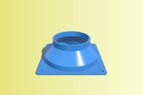 120mm Fan To 80mm Duct | 3d print model
