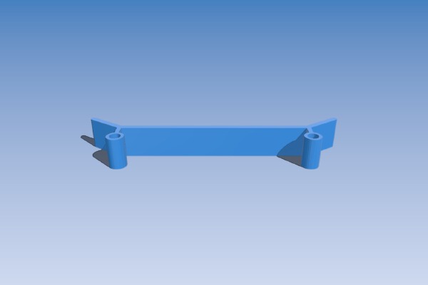 Side shield for ZMR250 with spacers. | 3d print model