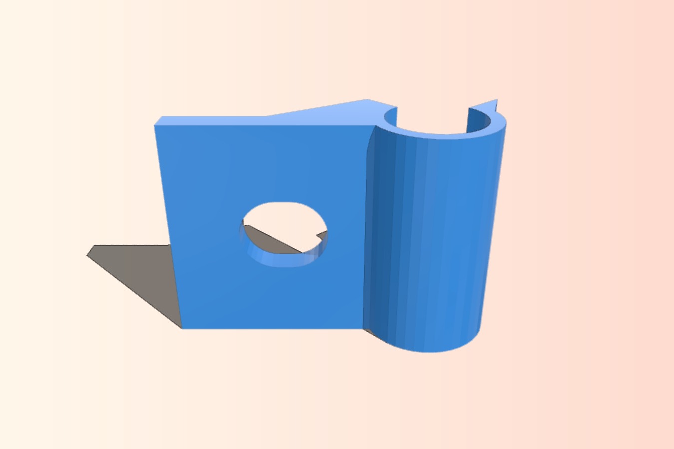 Bracket for a Engine Hood Rod
