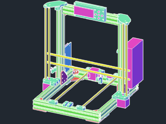 2040 upgrade for Zonestar P802N | 3d print model