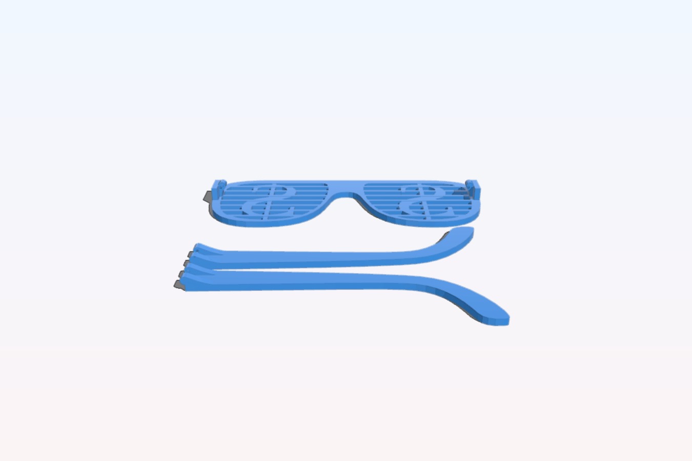 Dollar Sign Shutter Shades