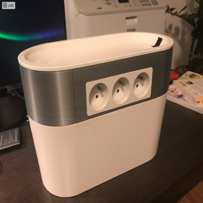 Cable box IKEA ROMMA - Power Extension | 3d print model