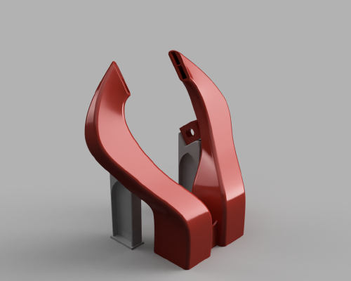 Double fanduct for double layer fan - MK4 - Anycubic | 3d print model