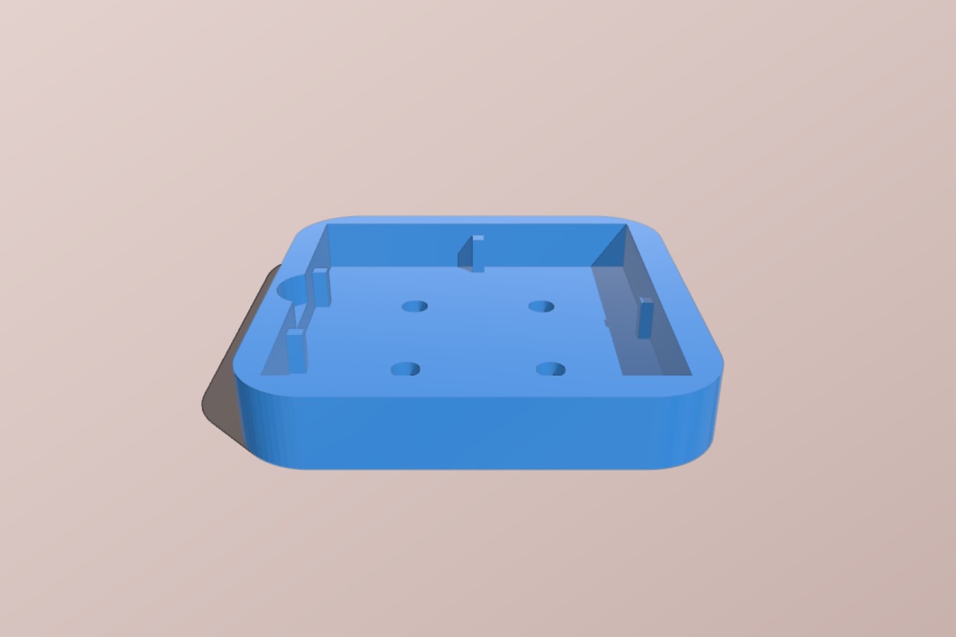 Boitier pour PCB de 25cm² (5cm de coté)