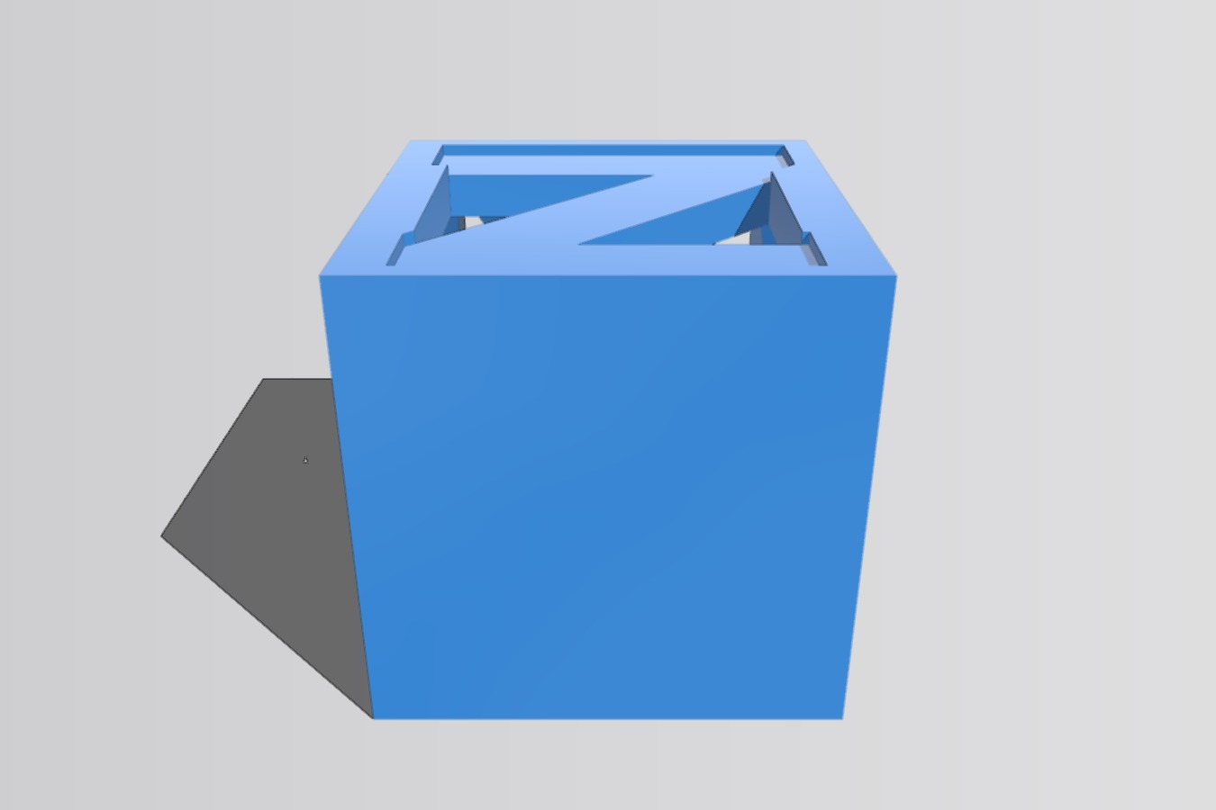 XYZ 40mm calibration cube for printer test