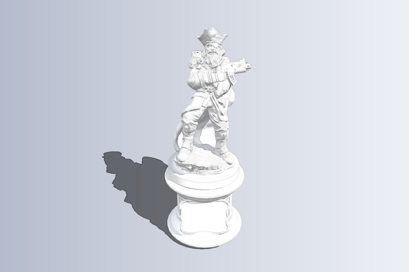 Rogue Trader WH40k - Plunderbuss Pete - Statue