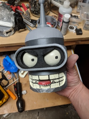 Customizable Bender (Futurama) Bottle Opener | 3d print model