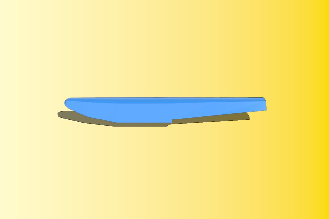Seaplane float pontoon