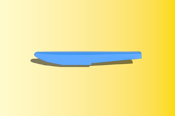 Seaplane float pontoon | 3d print model