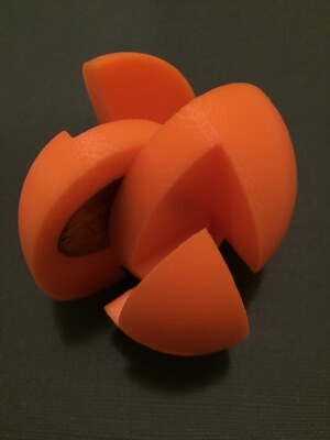 Treasure inside - Impossible Easter Egg | 3d print model