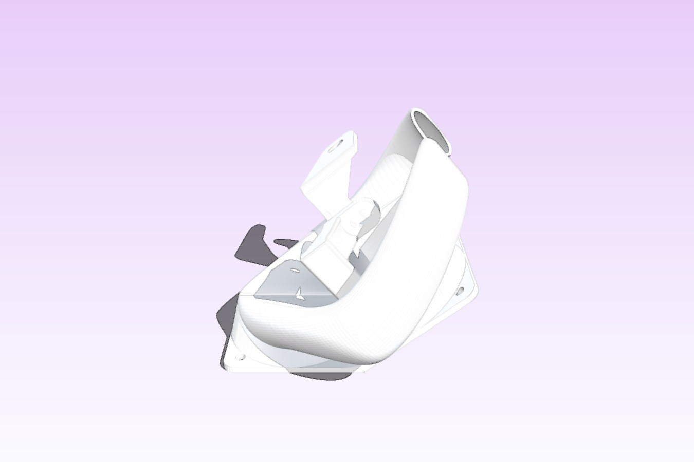 Tevo Tornado Fang with slotted mounting holes without Bl-touch mount