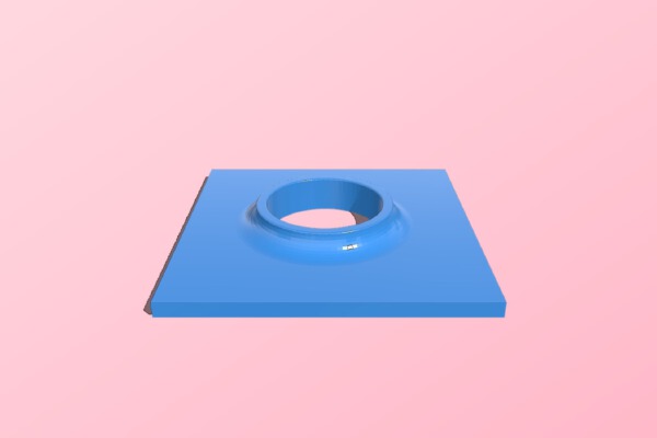 GoPro 1 and FPV camera tilt mount | 3d print model