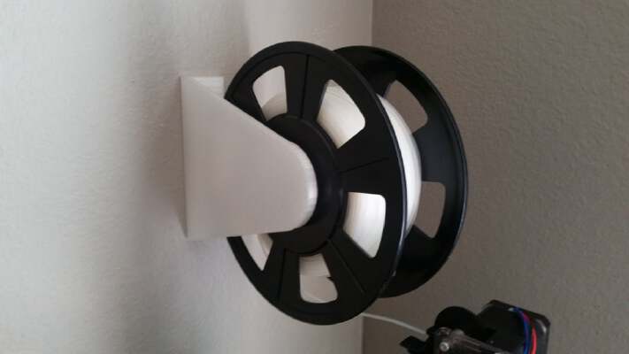 Simple Wall Mounted Spool Holder | 3d print model