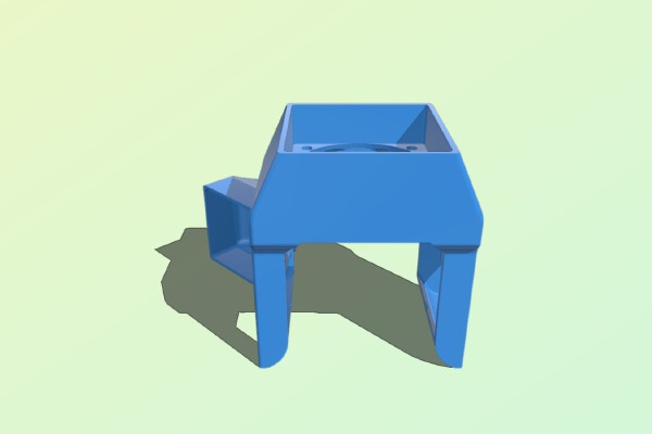 Prusa I3 MK3 Extruder Motor Fan Duct | 3d print model