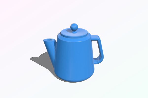 Herbal Infusor Teapot | 3d print model