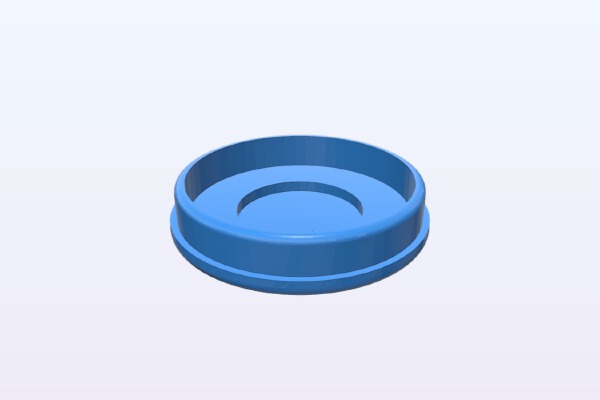EndCap lid for KIA winter weel 16" | 3d print model