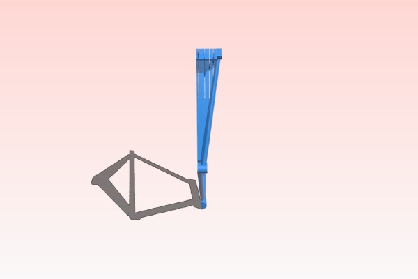 Road Bike Frame 1:5 scale | 3d print model