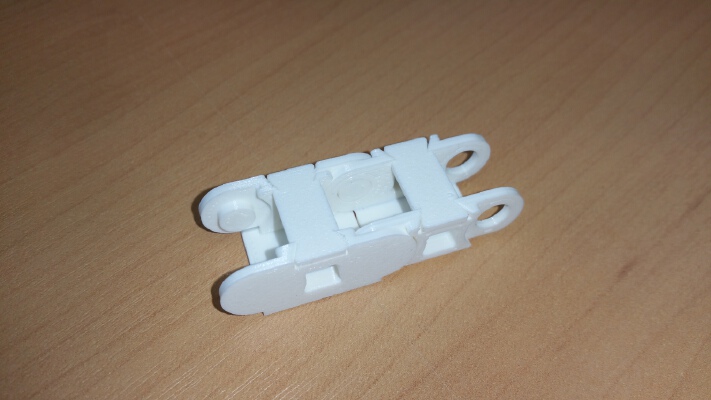 Cable chain for CNC and printer, printed flat | 3d print model
