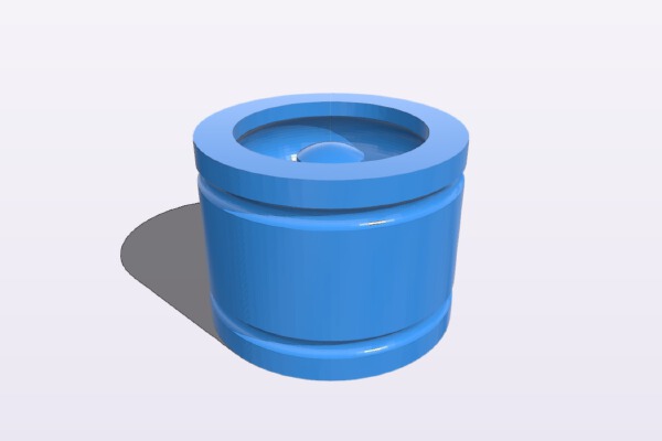 Plaster mold for pots | 3d print model